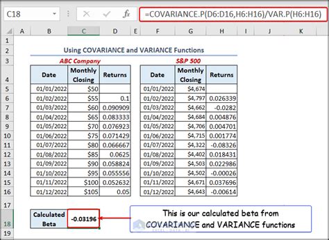 equation for beta|How to Calculate Beta in Excel: 4 Easy Methods .